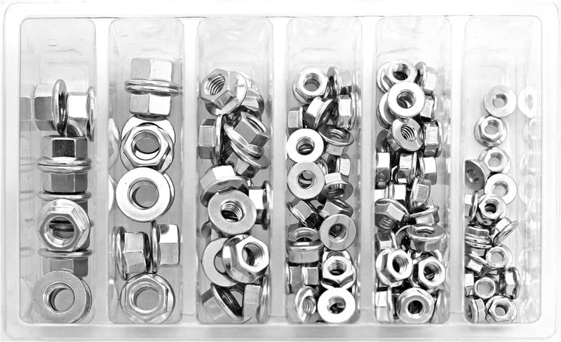 Bolt 021-10000 SV-FNUT FLANGE NUT ASSORTMENT 140 PIECE KIT