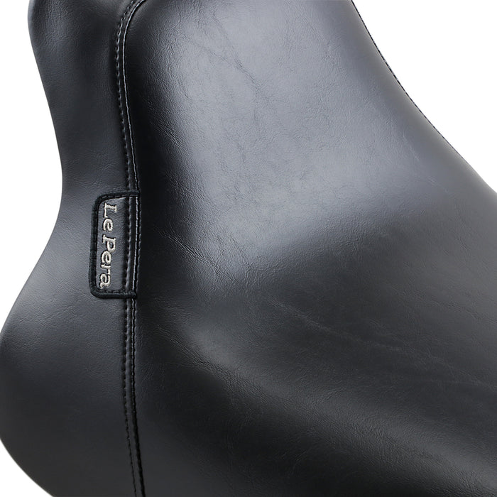 LE PERA 7808-1126 LGX-007 Bare Bones Solo Seat - Smooth - Black - Softail '00-'07
