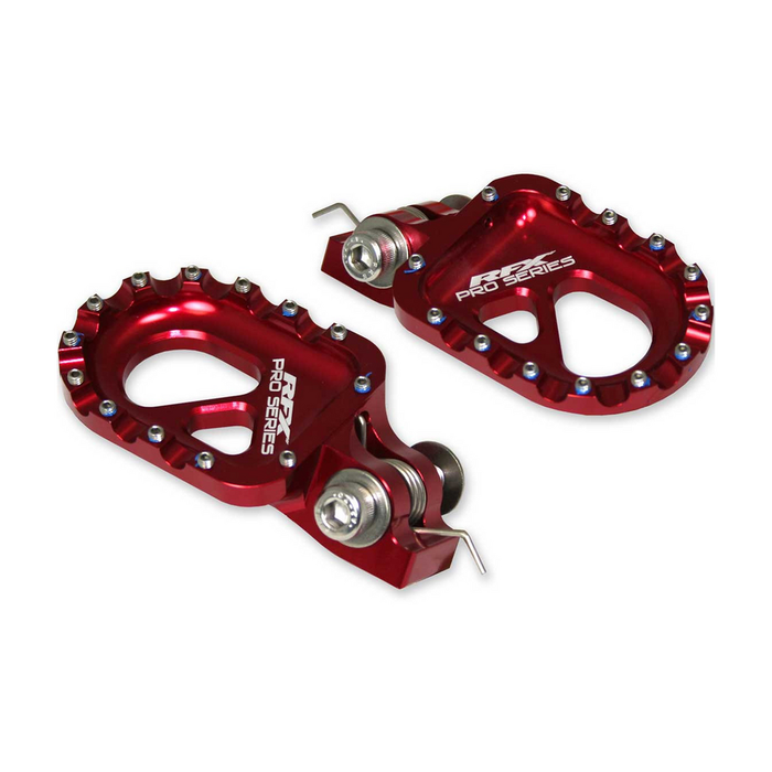 Rfx 739-0583 FXFR 90200 99RD TRIALS FOOTPEGS RED GAS/BETA/SHERCO