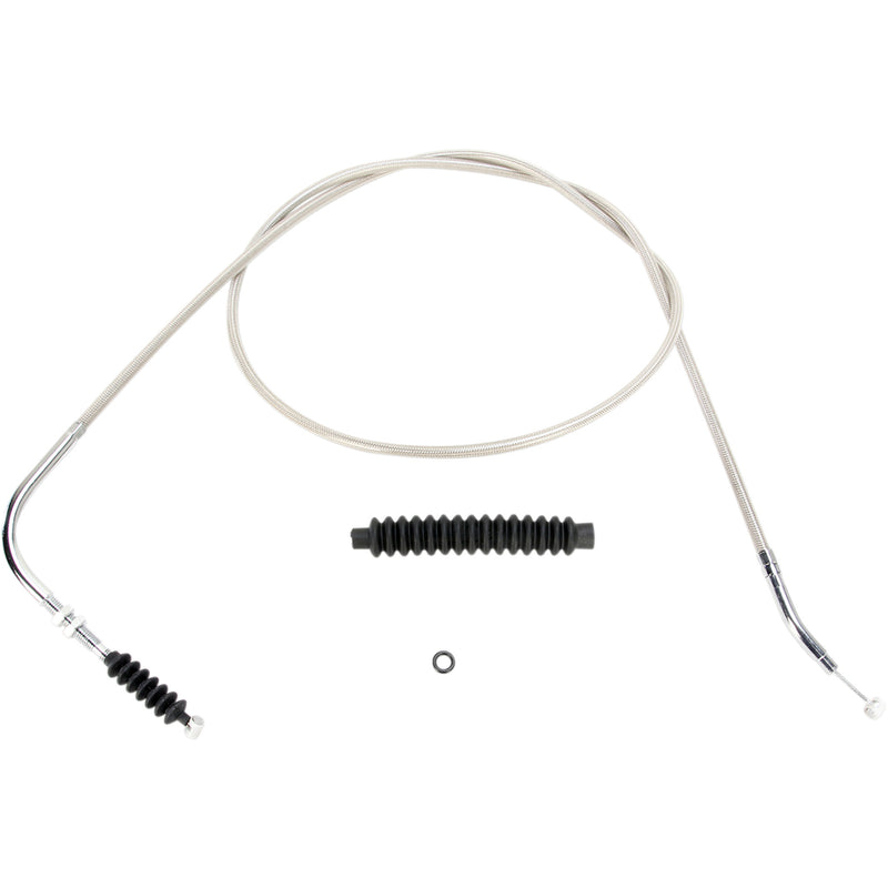 MOTION PRO 0652-1939 64-0259 Armor Coat Stainless Steel Clutch Cable suzuki - +4"