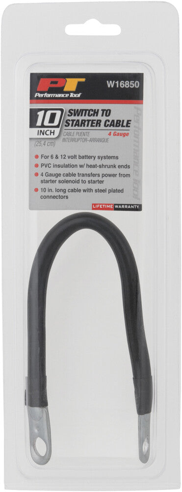 Performance Tool 117-1167 W16850 BATTERY CABLE 4 GAUGE 10"