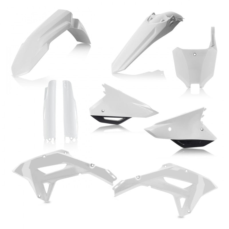 Acerbis 2861801035 21-23 Honda CRF250RX/ CRF450RX/ CRF450R-S Full Plastic Kit - White/black - Photo - Primary