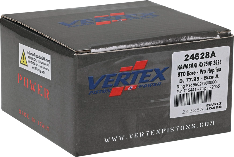 Vertex Forged Replica Piston Kit - 24628A Kawasaki KX 250 2023-2024