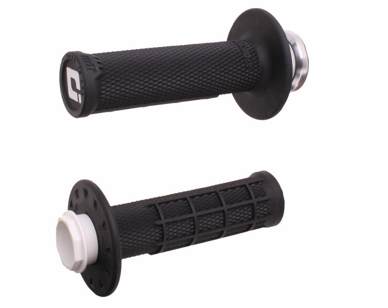 Odi 206-1150 H36MXB MICRO-X LOCK-ON GRIPS HALF-WAFFLE BLACK/SILVER