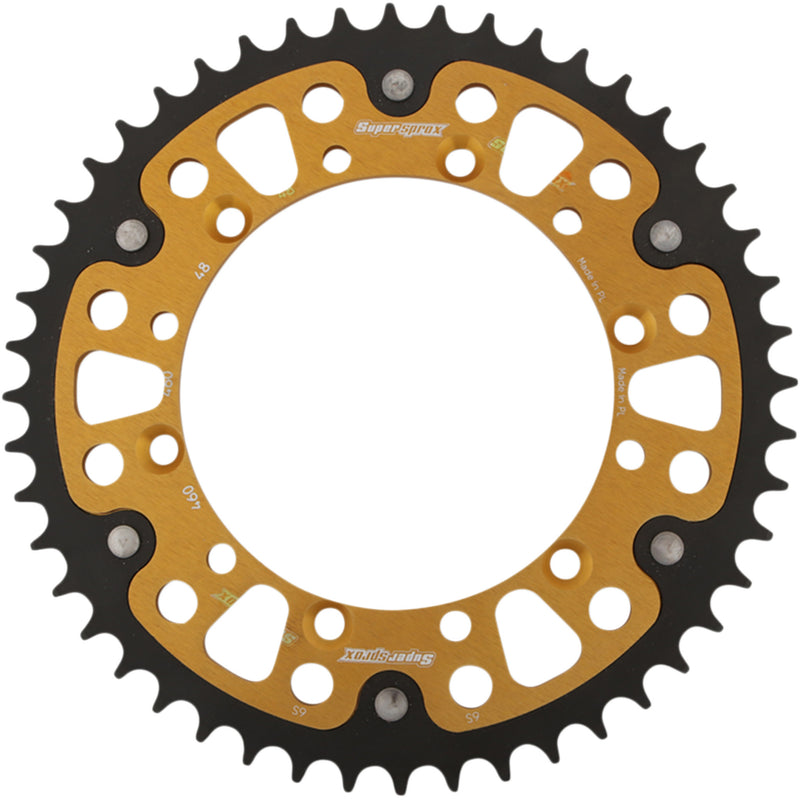 Supersprox Sprocket - RST-460-48-GLD For Kawasaki Dirt Bikes 1982-2022 | Suzuki RMZ 250 2004-2006