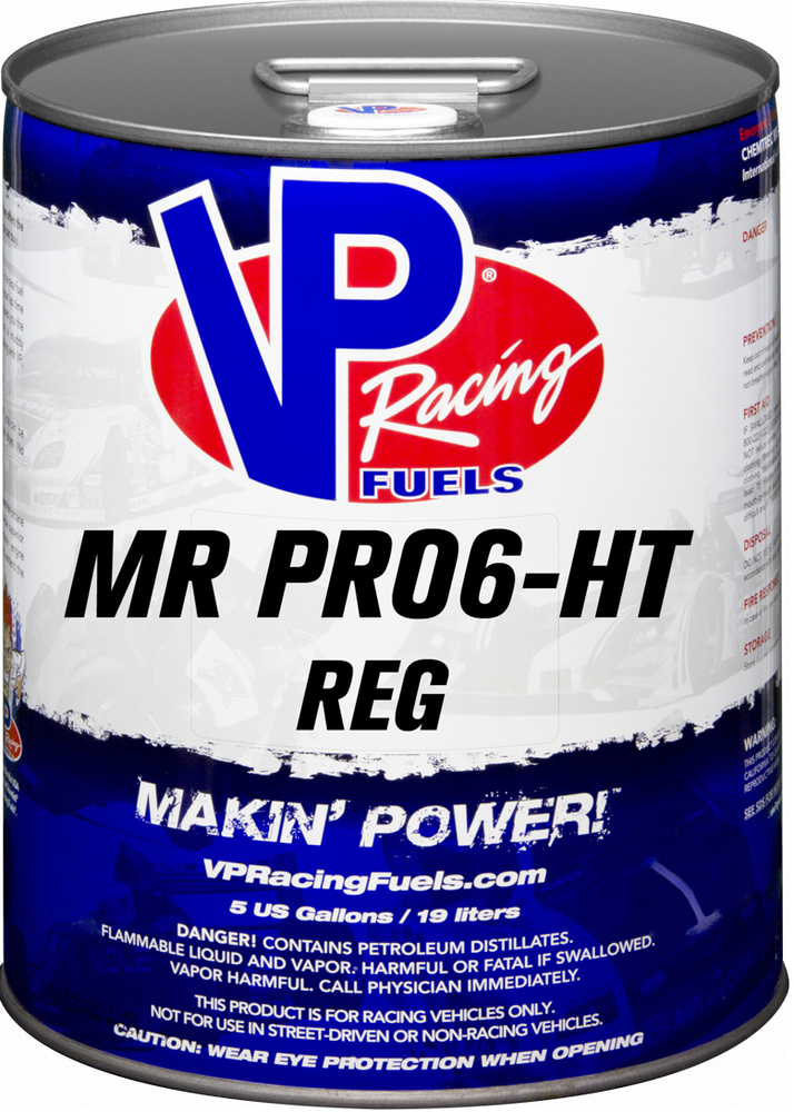 Vp Racing 30-36120 2342 MR PRO6-HT REG VP FUEL 5 GAL PAIL