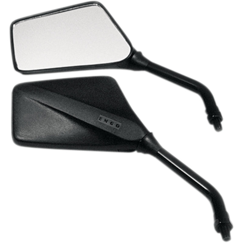 EMGO 2097110 20-97110 Trimline Mirror Mirror - Trimline - Side View - Rectangle - M10 x 1.25 - Black
