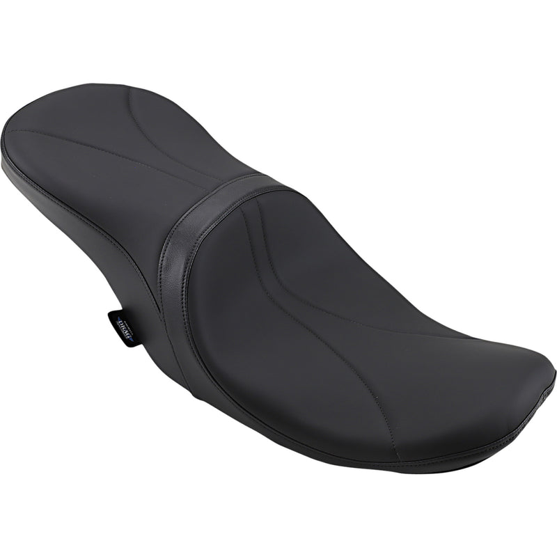 Drag Specialties Low Profile Touring Seat Low Touring Seat Mild Stitched Razorback Tanks FL - 0801-1075 For Harley Touring 2008-2023