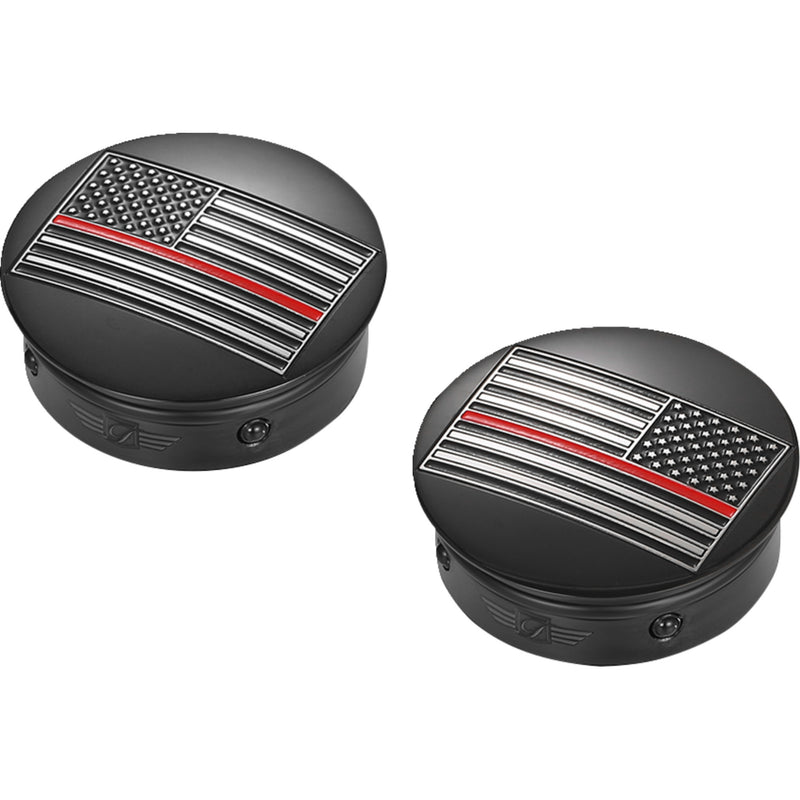 Figurati Designs Cover - FD75-AFRL-BLK For Harley Motorcycles 1980-2026
