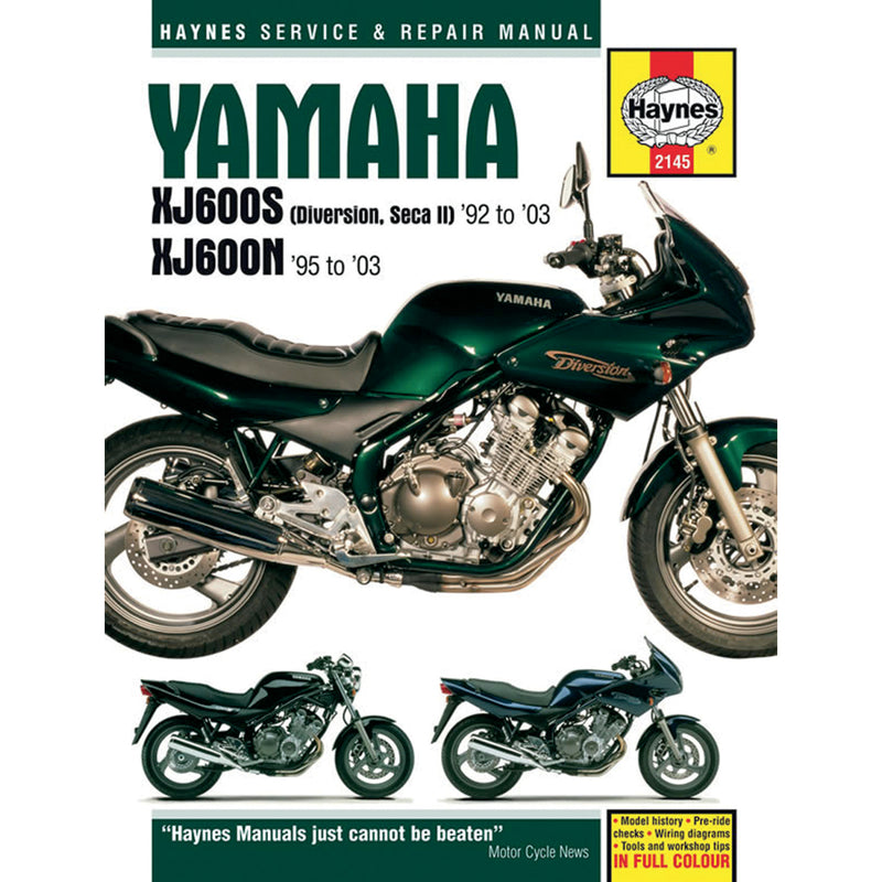 Haynes Service Manual - M2145 Yamaha XJ600S Seca / 600 Seca 1992-2003