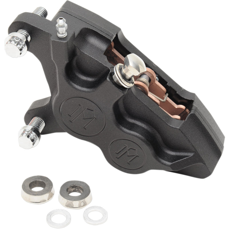 Performance Machine (pm) Brake Caliper Kit - 0053-2919-SMB For Harley Motorcycles 2000-2017