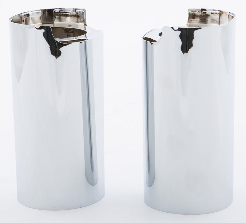 Harddrive Upper Fork Tube Covers Chrome Touring - 302603 For Harley Motorcycles 1970-2022