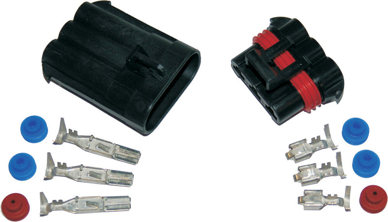 Namz Custom Cycle 850-08205 NAP-PP01 AMP POWER PLUG KIT MALE/FEM QCK DSCNNCT SADDLE BAG AMPS