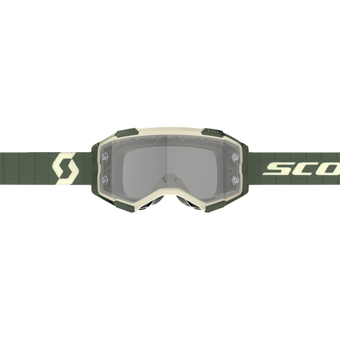 SCOTT 2601-3842 272827-6312327 Fury LS Goggle kaki green - light sensitive - gray