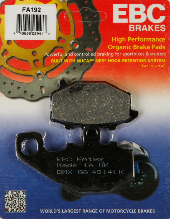 Ebc 15-192 FA192 BRAKE PADS
