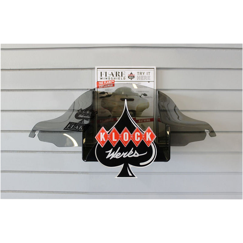 KLOCK WERKS 9905-0016 KWW-01-0301 Flare Windshield Display with Flyer drag
