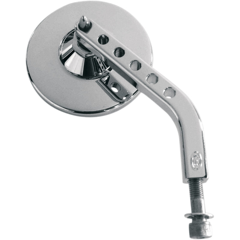 JOKER MACHINE 0640-0303 03-017R ViewTech 7 Billet Mirror Mirror - ViewTech 7 - Side View - Stock - Chrome - Right