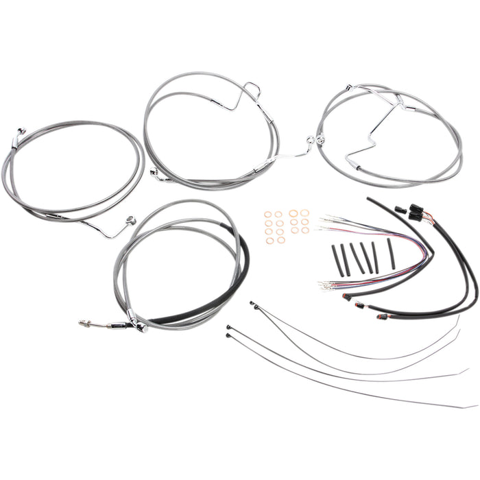 MAGNUM SHIELDING 0662-0346 589342 XR Handlebar Installation Kit - Stainless Steel