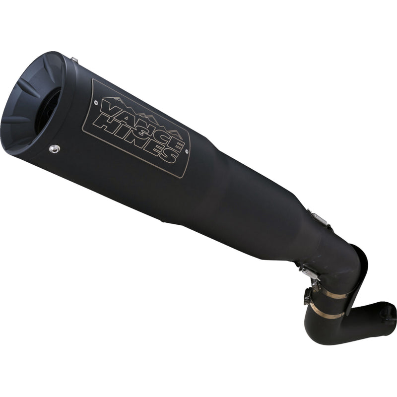 Vance & Hines Adventure Hi-Output 450 Slip-On Muffler Black Stainless Steel - 46533 For Harley Pan America 2021-2025