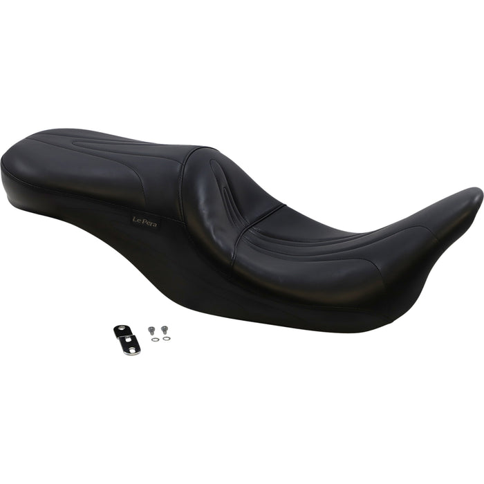 LE PERA 0801-0378 LK-907 Sorrento 2-Up Vinyl Seat - FLHT '08+