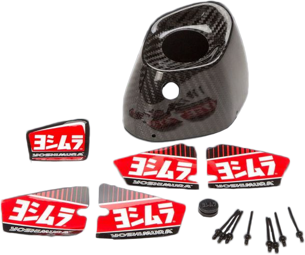 Yoshimura 960-9994 YM9-CFC-L-1-K-1 END CAP COVER KIT LEFT SIDE RS9/RS9T LH CF