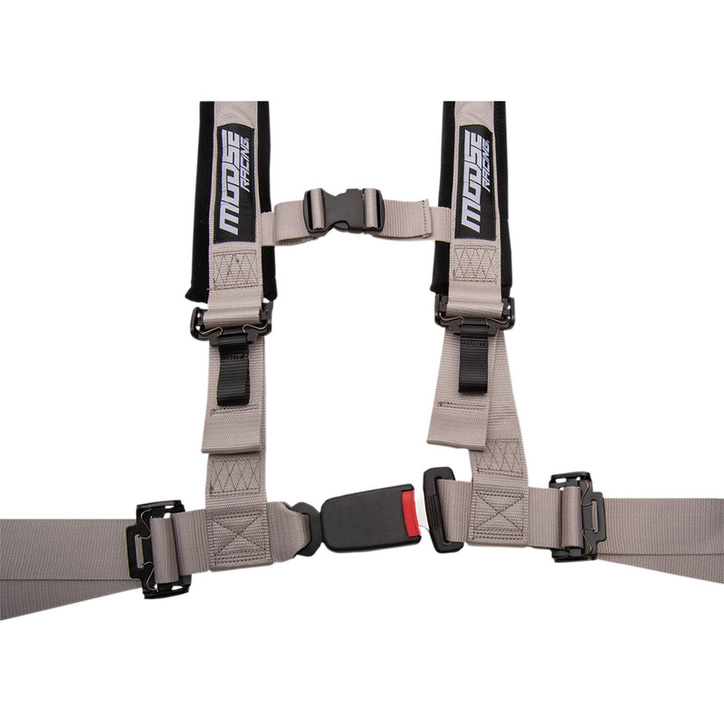MOOSE OFFROAD 4510-1246 100-4405-PU Seat Harness 4 point - 2x2 - gray