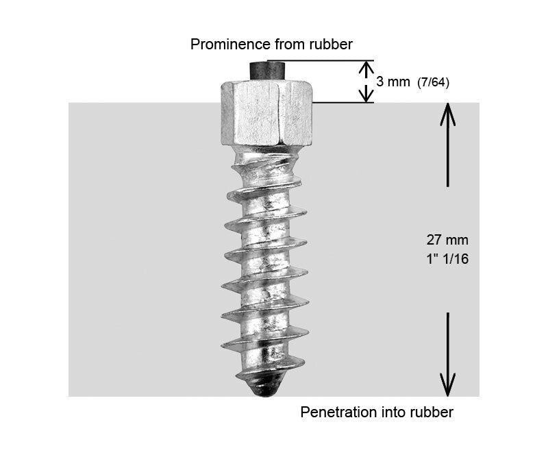 Igrip ST-30200 ST-30200 1 1/8"-30MM STD SCREW STUDS QTY 200