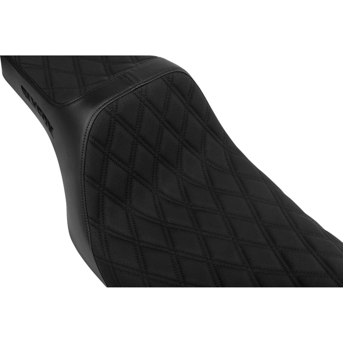 SLYFOX 0801-2152 4710C-SlyFox High Noon Seat double diamond - black logo - black stitch - flh/flt '08-'25