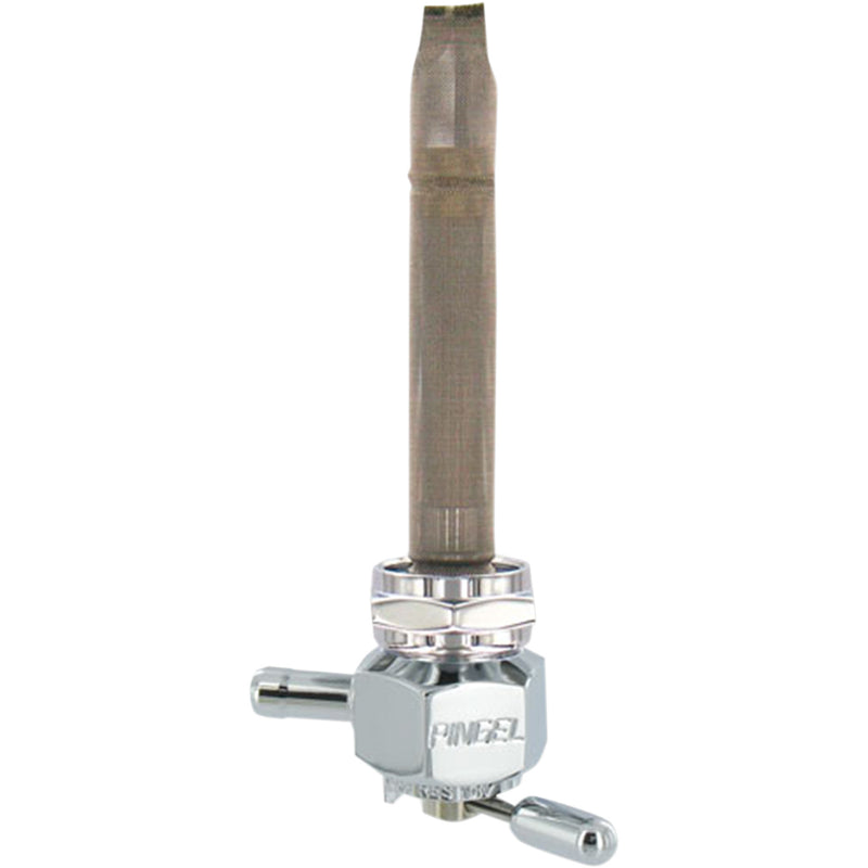 PINGEL DS-390231 1311-CH Power-Flo Fuel Valve Hex Fuel Valve - Chrome - 22 mm