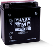 Yuasa Battery YUAM32X6S Yuasa YTX16-BS Maintenance Free AGM 12-Volt Battery W/bottle - User 1