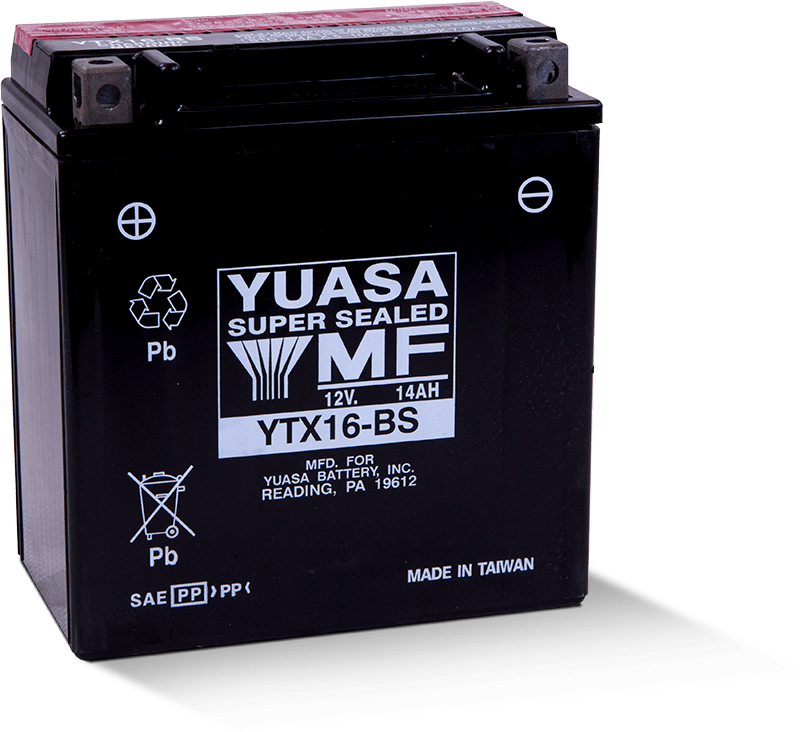Yuasa Battery YUAM32X6S Yuasa YTX16-BS Maintenance Free AGM 12-Volt Battery W/bottle - User 1