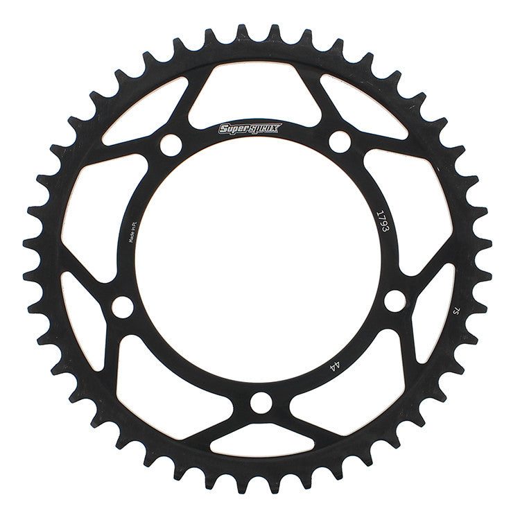 Supersprox 106-179344 RFE-1793-44-BLK REAR SPROCKET STEEL 44T-520 BLK HAY/SUZ/TRI