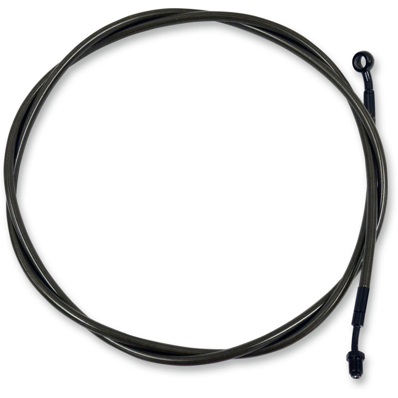 LA Choppers Midnight Braided Clutch Cable 18"-20" Ape Hanger Handlebars - LA-8005C19M For Harley Touring 1996-2007