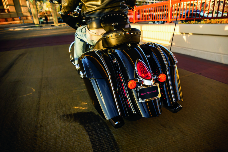Kuryakyn 5670 Saddlebag Top Trim Indian Chrome - User 1