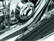 Kuryakyn 9196 Bridge The Gap Heat Shield 93-08 Touring Models Chrome - User 1