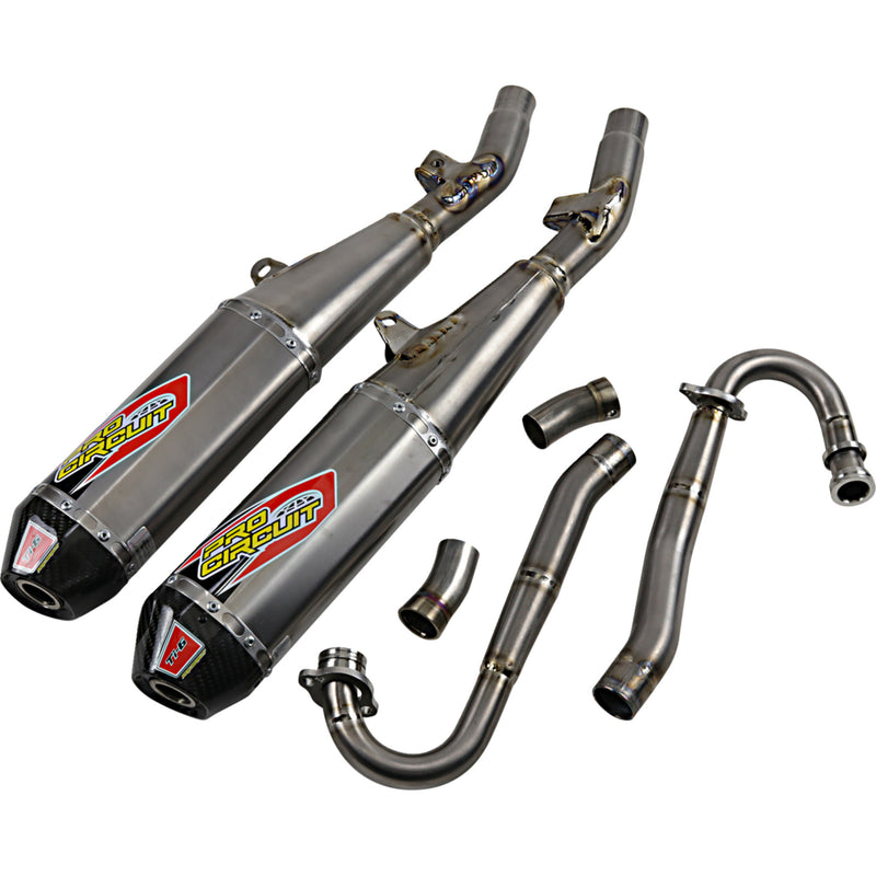 Pro Circuit Ti-6 2-Into-2 Exhaust System - 0312025F2 Honda CRF250R / CRF250RX 2020