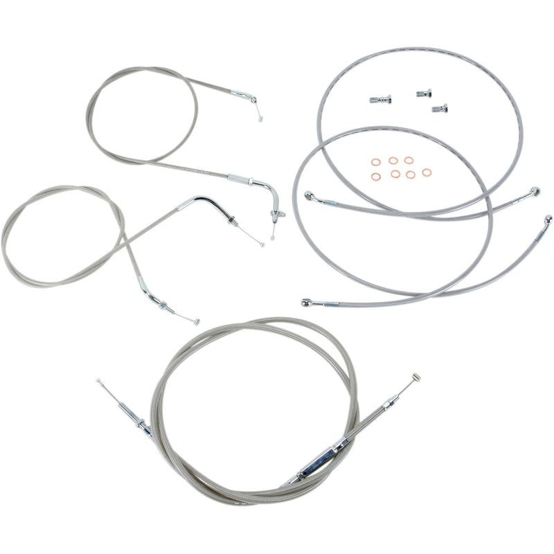 Baron Cable Kit - BA-801300KT-18 Yamaha V-Star 1300 2007-2017