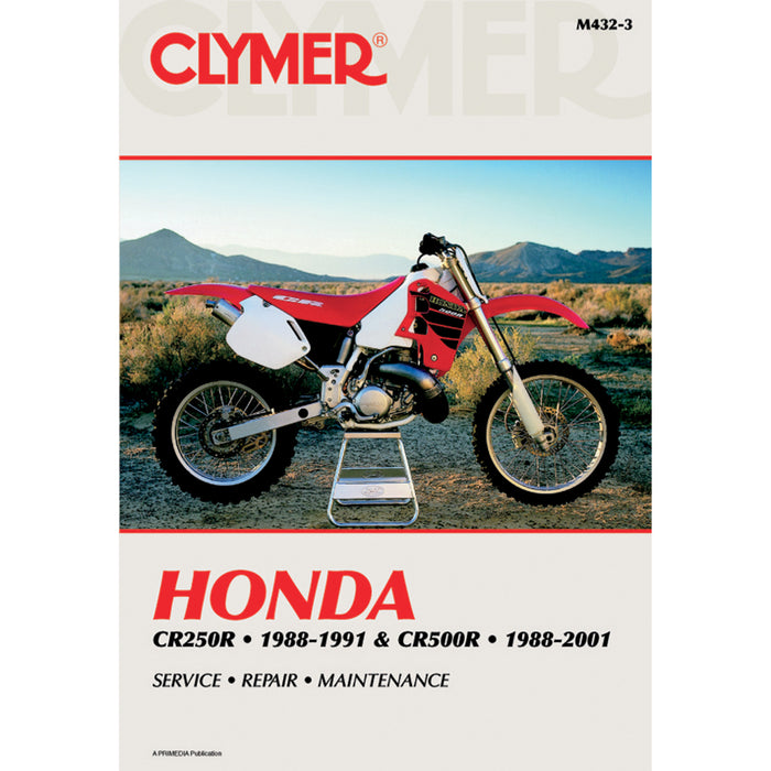 CLYMER 4201-0055 CM4323 Motorcycle Repair Manual — Honda Manual - Honda CR250/500