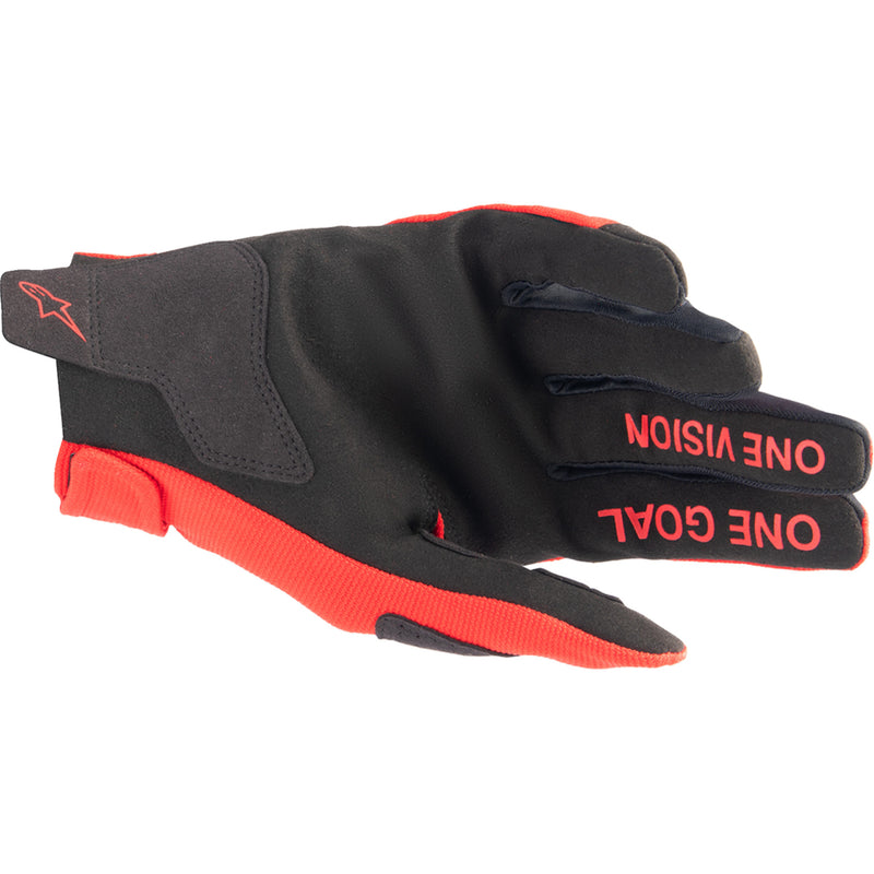 ALPINESTARS Youth Radar Gloves Mars - Red/Silver