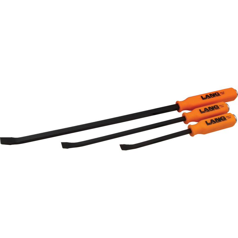 LANG TOOLS 3850-0629 853-3ST Curved Pry Bar with Striking Handle Set Pry Bar with Striking Handle - Curved Tip - Set