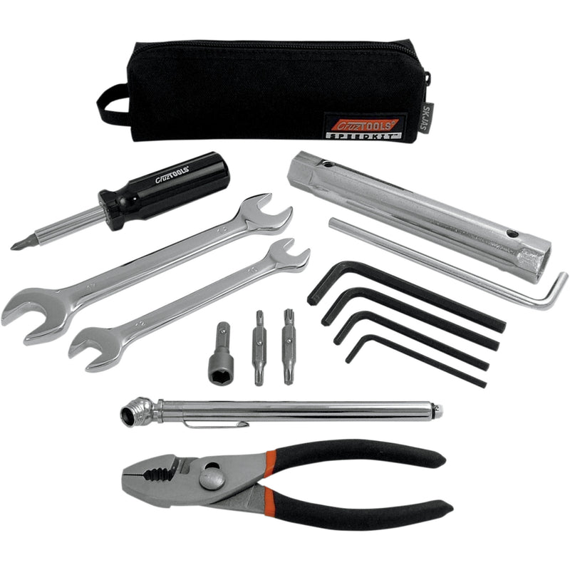 CRUZTOOLS 3812-0041 SKJAS Speedkit™ Tool Kit for Japanese Motorcycle/ATV/Snow Tool Kit - Ultra-Compact - Zipper Pouch - Japanese Motorcycle/ATV/Snow