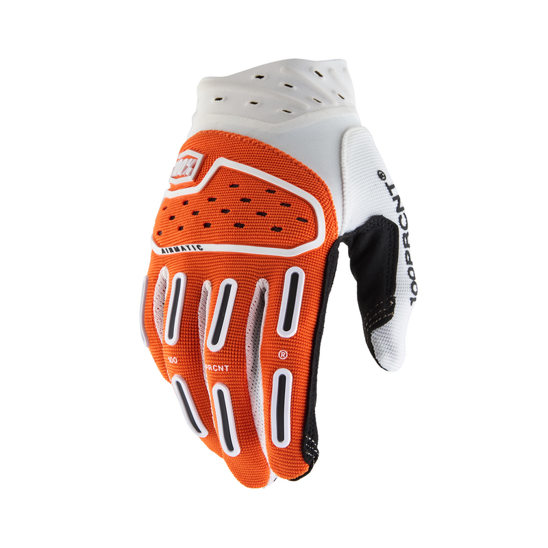 100% 610-65372X 10041-00025 AIRMATIC 2 GLOVES ORANGE 2X