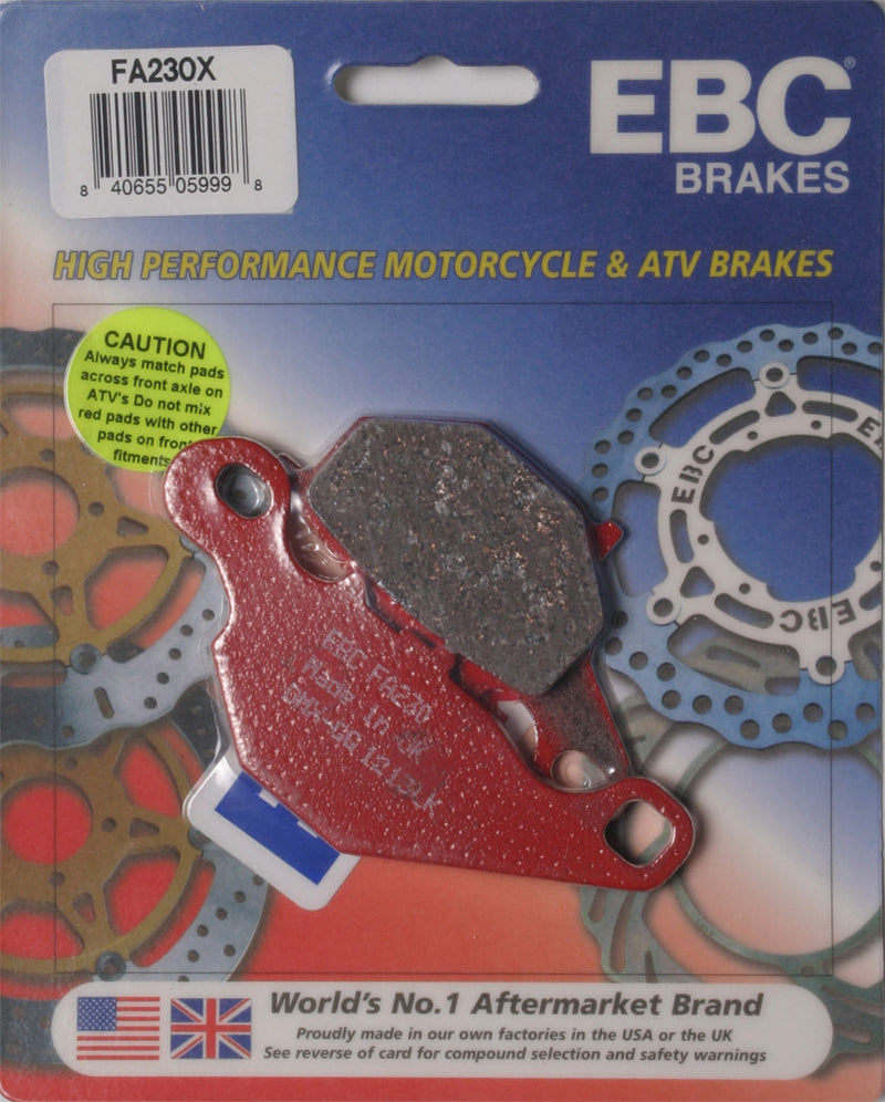 EBC Brake Pads - FA230X Kawasaki KLX125L 2003-2006