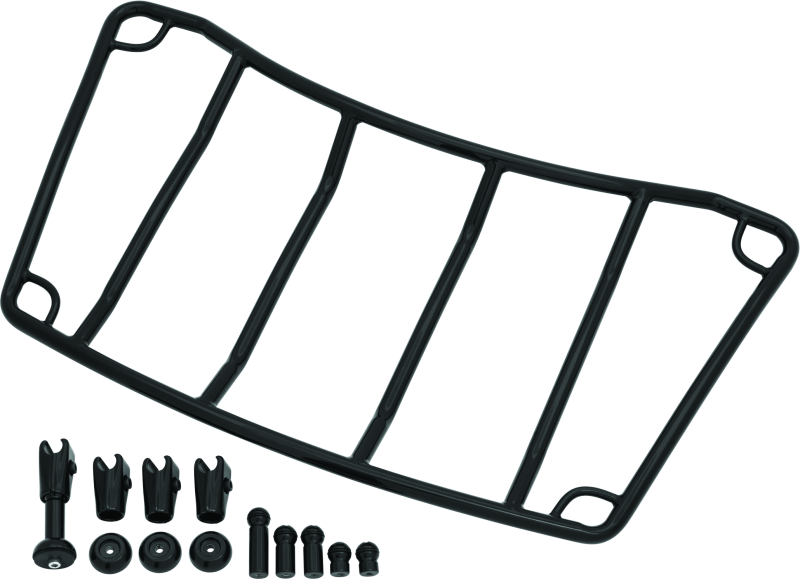 Kuryakyn 7149 Trunk Luggage Rack Adjustable Gloss Black - Photo - Primary
