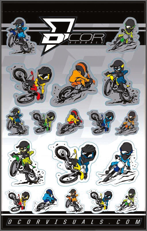 D'cor Visuals D-Cor Kids Charicature Decal Sheet 4 MIL - 40-90-115