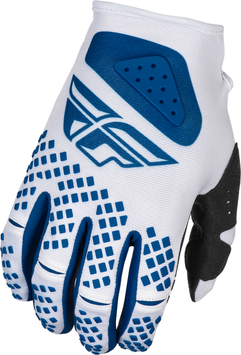 Fly Racing 378-5113X 378-5113X KINETIC CENTER GLOVES WHITE/NAVY 3X
