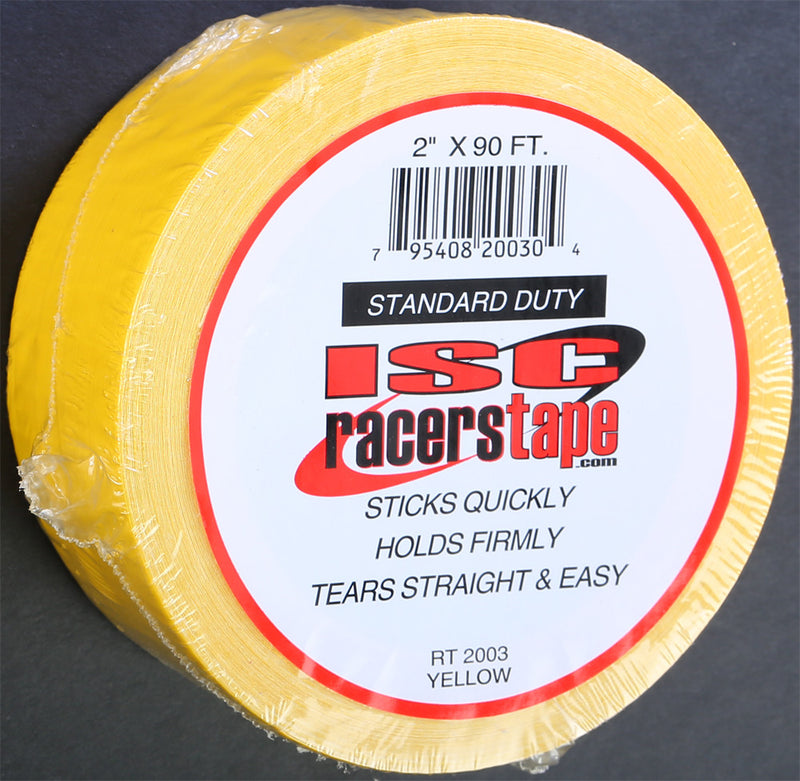 Isc 10-2300Y RT2003 RACERS TAPE 2"X90' (YELLOW)