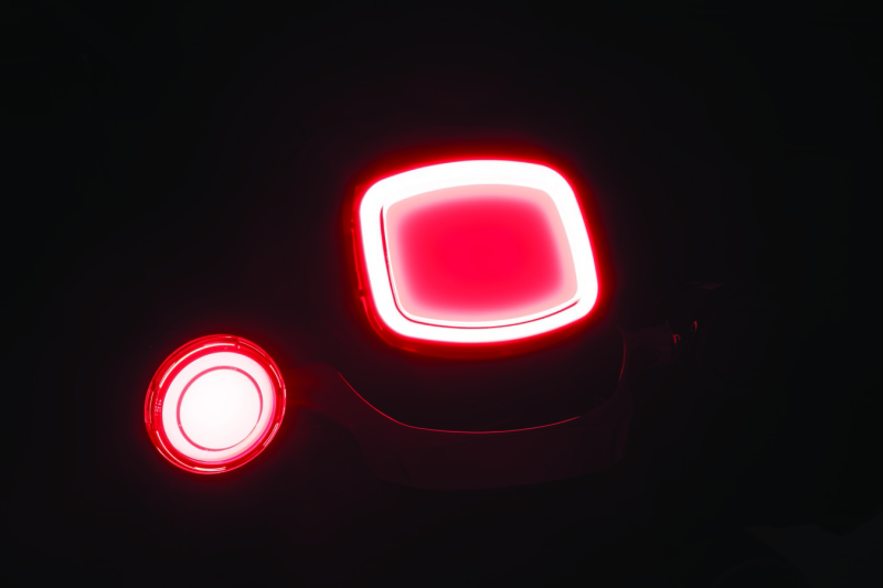 Kuryakyn 2907 Tracer L.e.d. Front Turn Signal Insert, Red Light, Smoke Lens 1156 - User 1