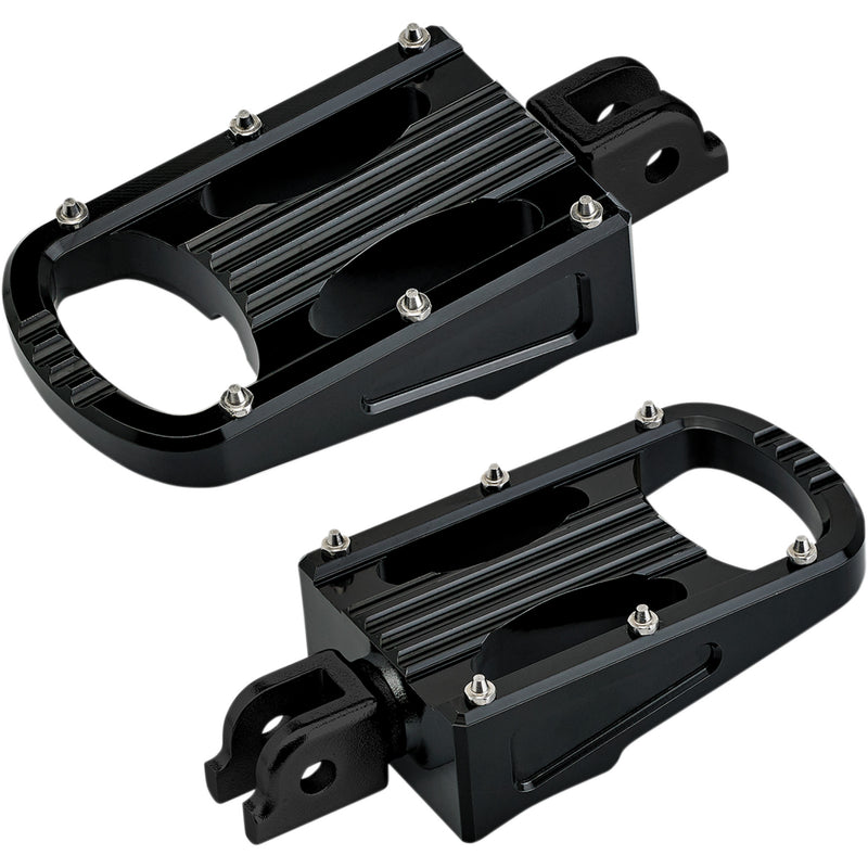Biltwell Punisher Footpeg Black Softail - 7006-203-03 For Harley Softail 2018-2023