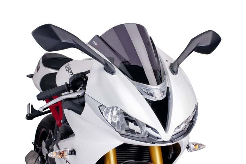 Puig Hi-Tech Parts Windscreen Racing Dark Smoke TRI - 6498F Triumph Daytona 675 2013-2017